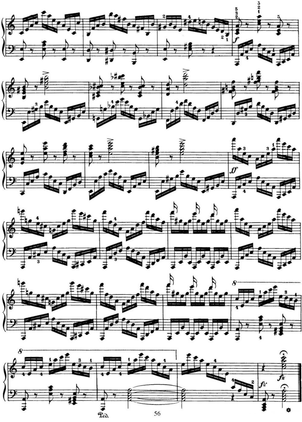 50首车尔尼Op.740钢琴手指灵巧技术练习曲（NO.31）钢琴曲谱（图3）