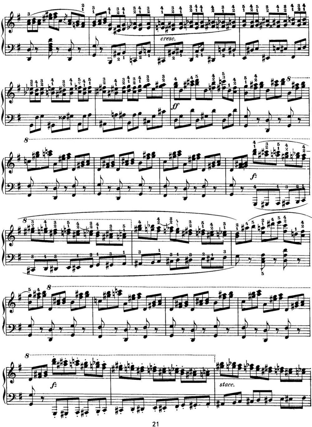 50首车尔尼Op.740钢琴手指灵巧技术练习曲（NO.39）钢琴曲谱（图4）