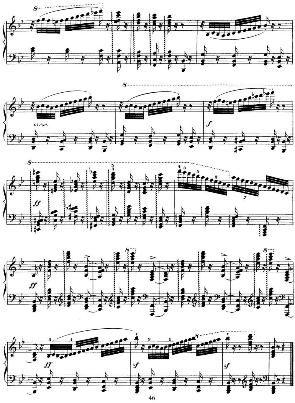 50首车尔尼Op.740钢琴手指灵巧技术练习曲（NO.13）钢琴曲谱（图3）