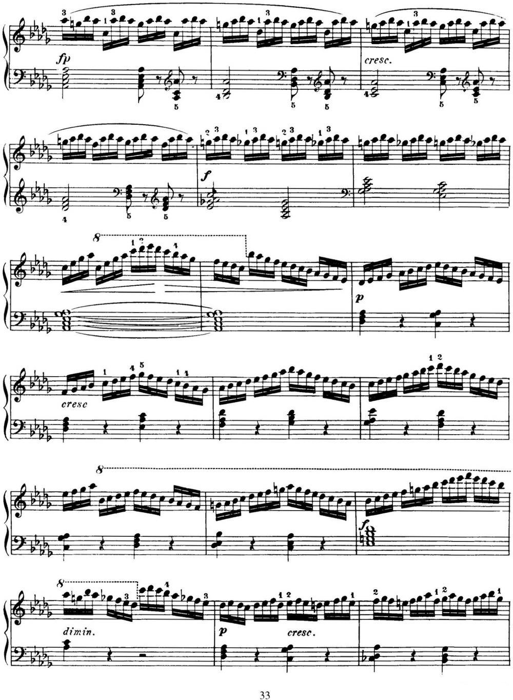 50首车尔尼Op.740钢琴手指灵巧技术练习曲（NO.25）钢琴曲谱（图3）
