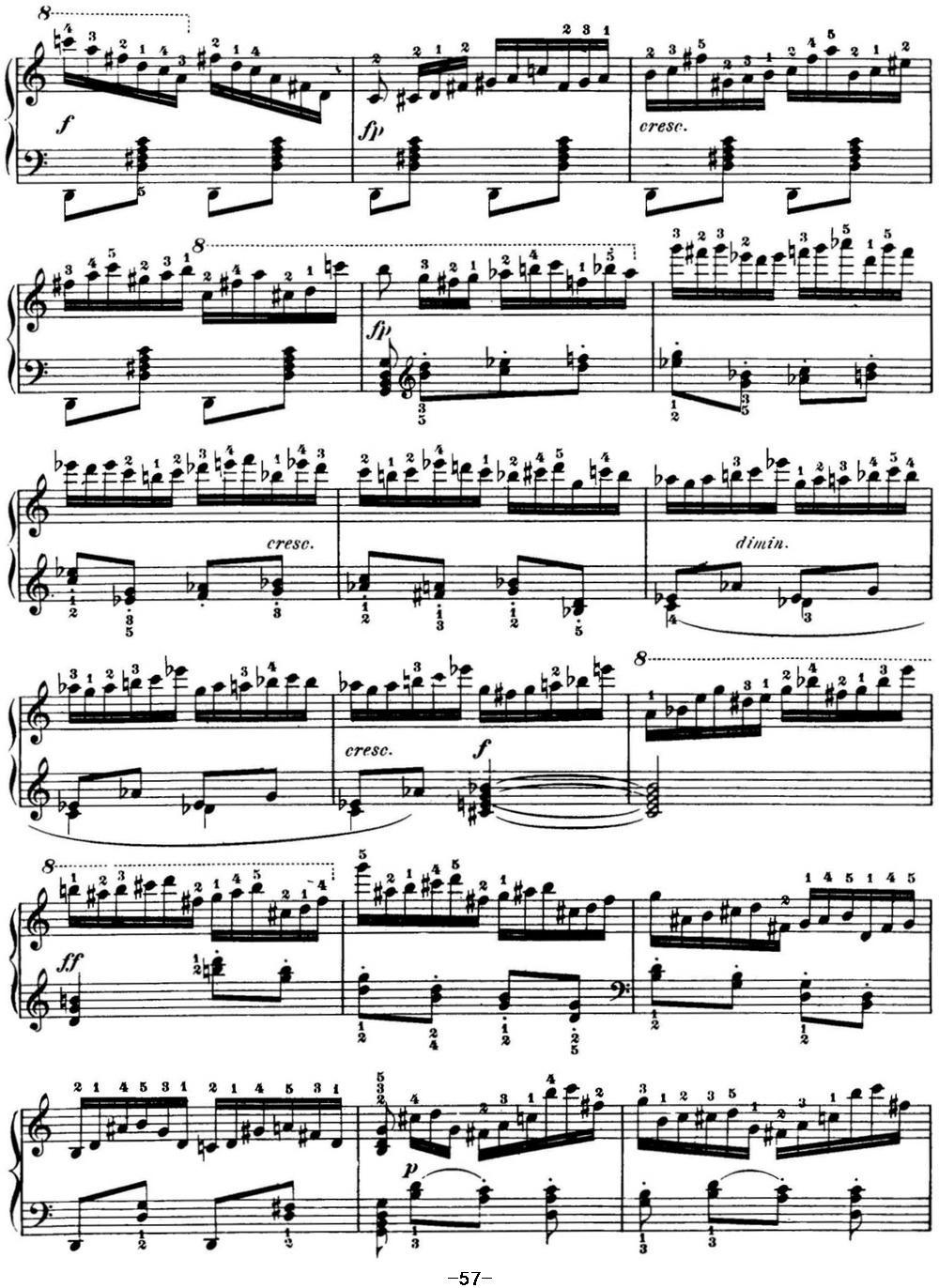 50首车尔尼Op.740钢琴手指灵巧技术练习曲（NO.16）钢琴曲谱（图2）