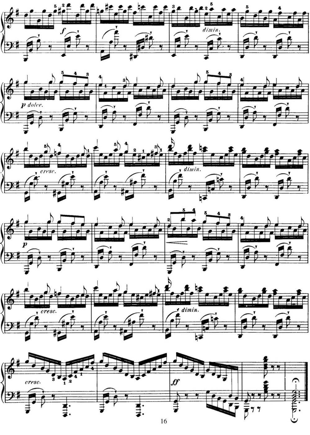 50首车尔尼Op.740钢琴手指灵巧技术练习曲（NO.20）钢琴曲谱（图4）