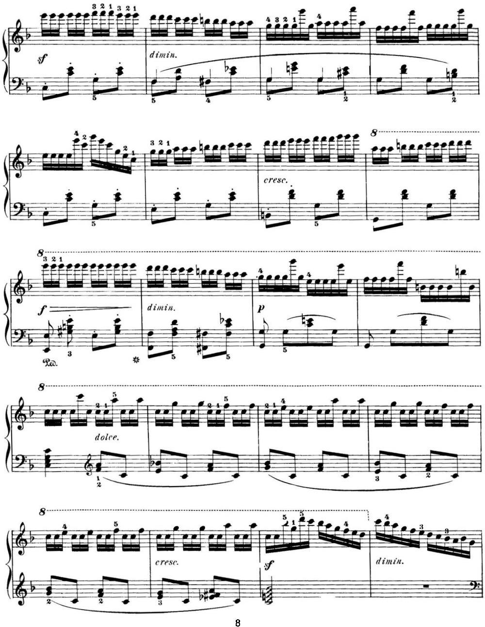 50首车尔尼Op.740钢琴手指灵巧技术练习曲（NO.35）钢琴曲谱（图2）