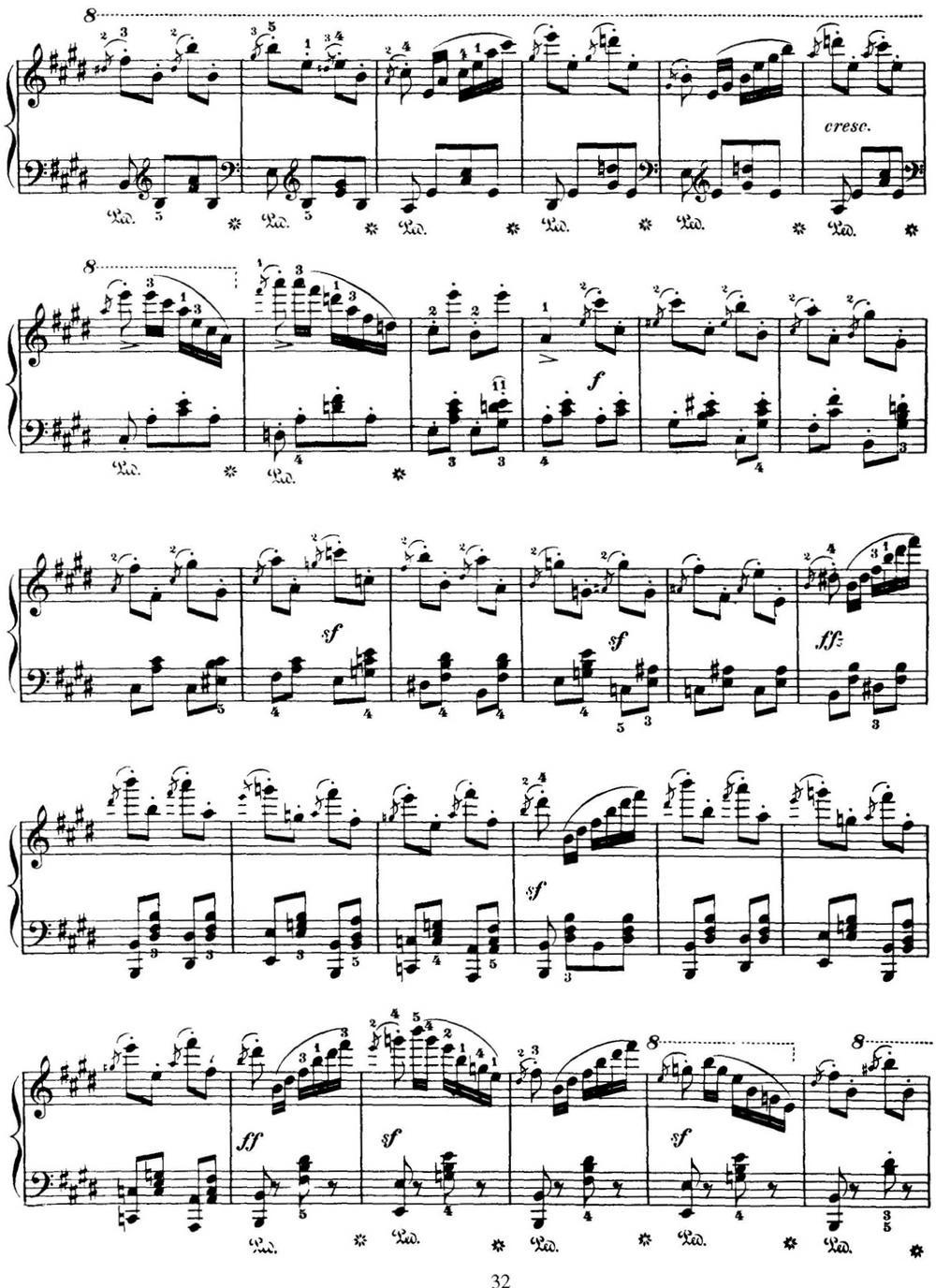 50首车尔尼Op.740钢琴手指灵巧技术练习曲（NO.9）钢琴曲谱（图3）