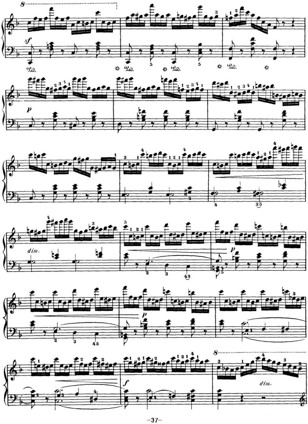 50首车尔尼Op.740钢琴手指灵巧技术练习曲（NO.11）钢琴曲谱（图2）