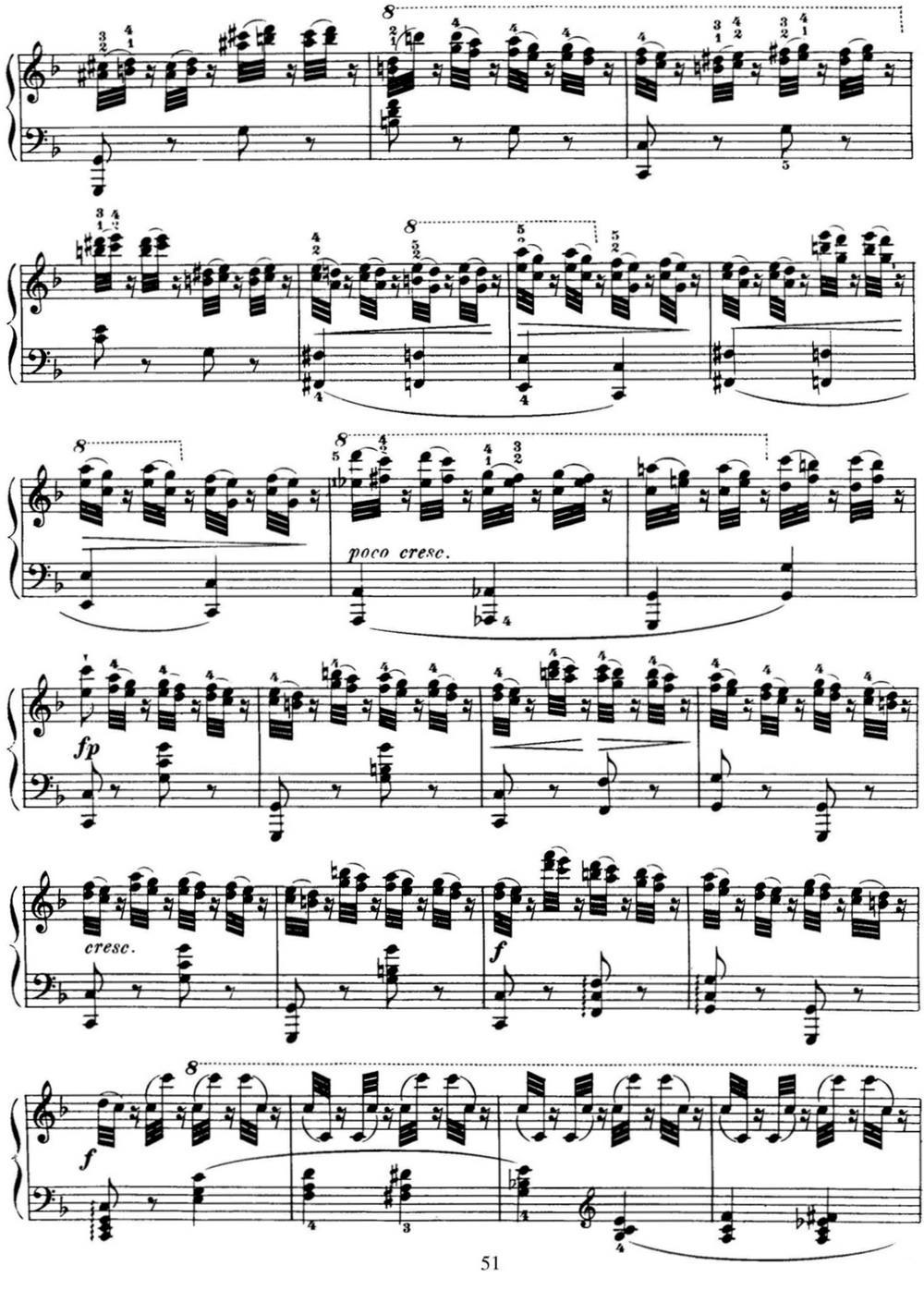 50首车尔尼Op.740钢琴手指灵巧技术练习曲（NO.30）钢琴曲谱（图2）