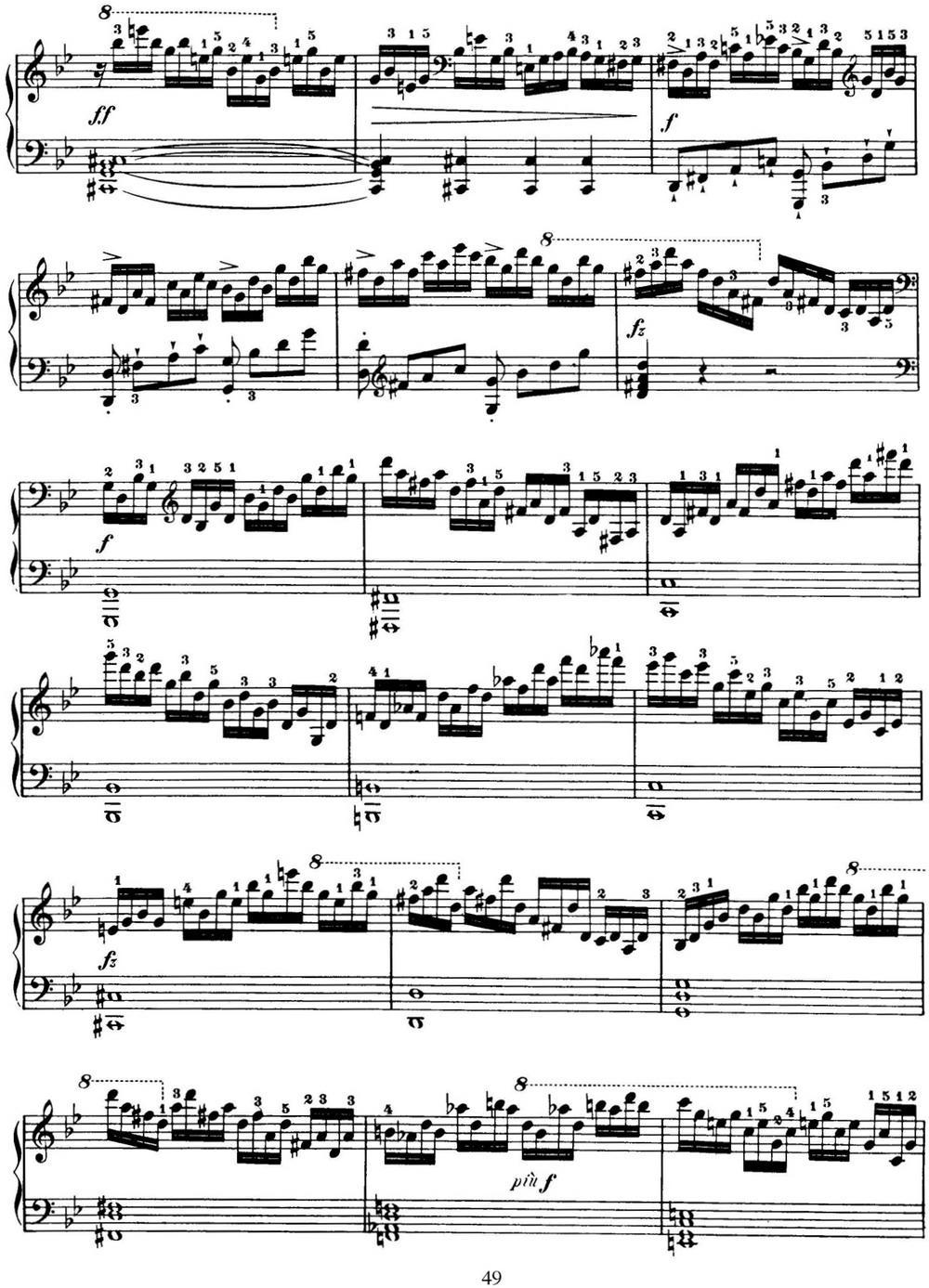 50首车尔尼Op.740钢琴手指灵巧技术练习曲（NO.14）钢琴曲谱（图3）