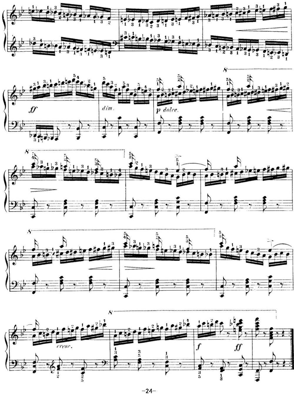 40首车尔尼Op.299钢琴快速练习曲（NO.31）钢琴曲谱（图2）
