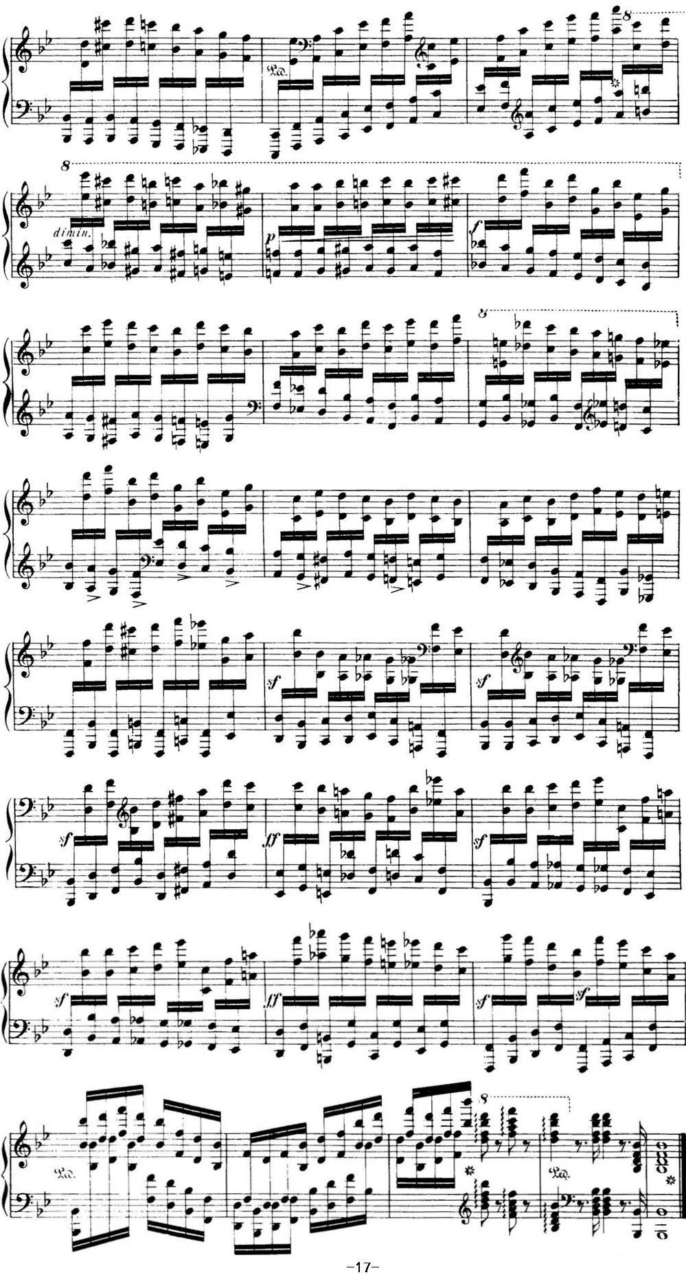 50首车尔尼Op.740钢琴手指灵巧技术练习曲（NO.38）钢琴曲谱（图3）