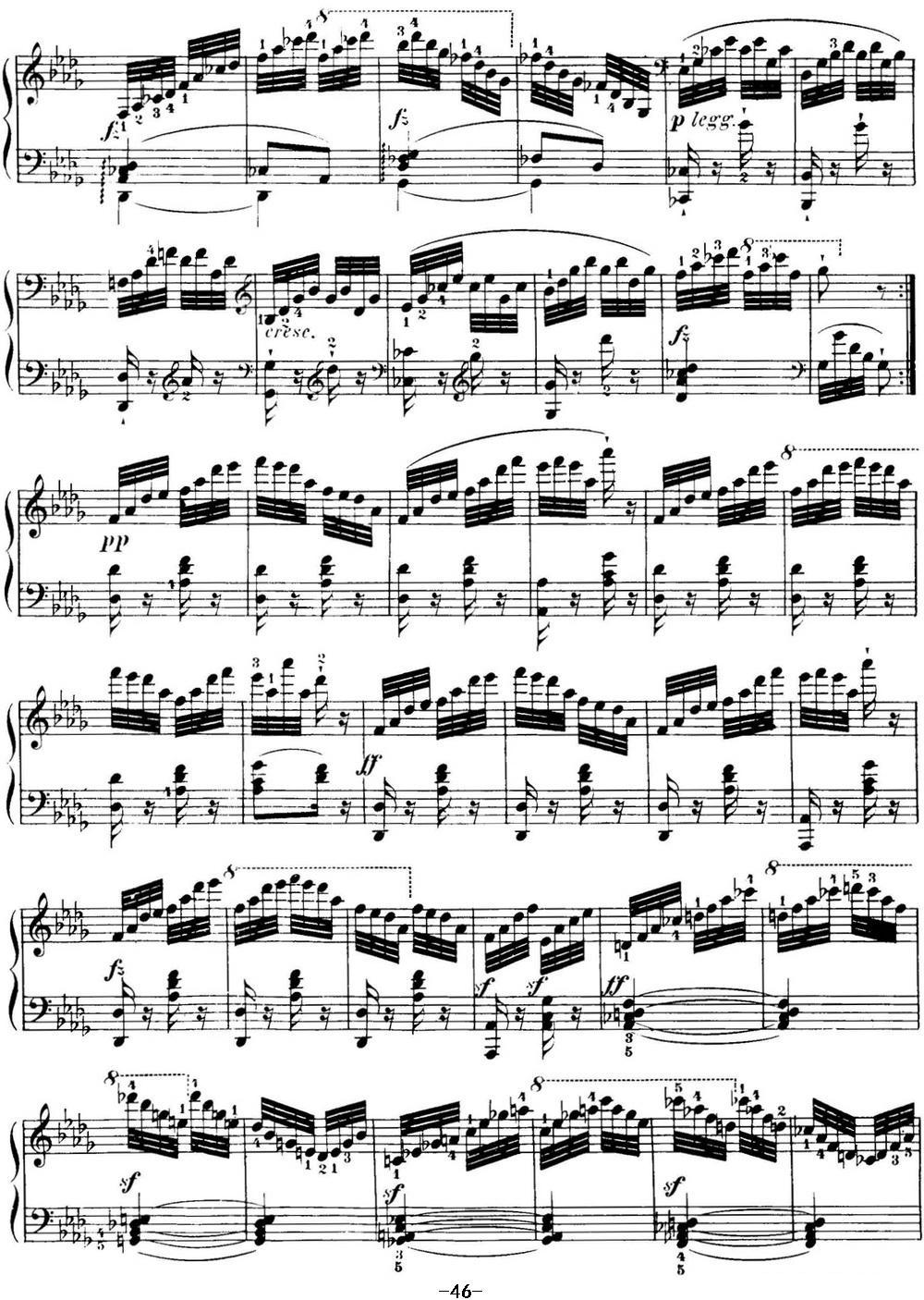 40首车尔尼Op.299钢琴快速练习曲（NO.39）钢琴曲谱（图2）