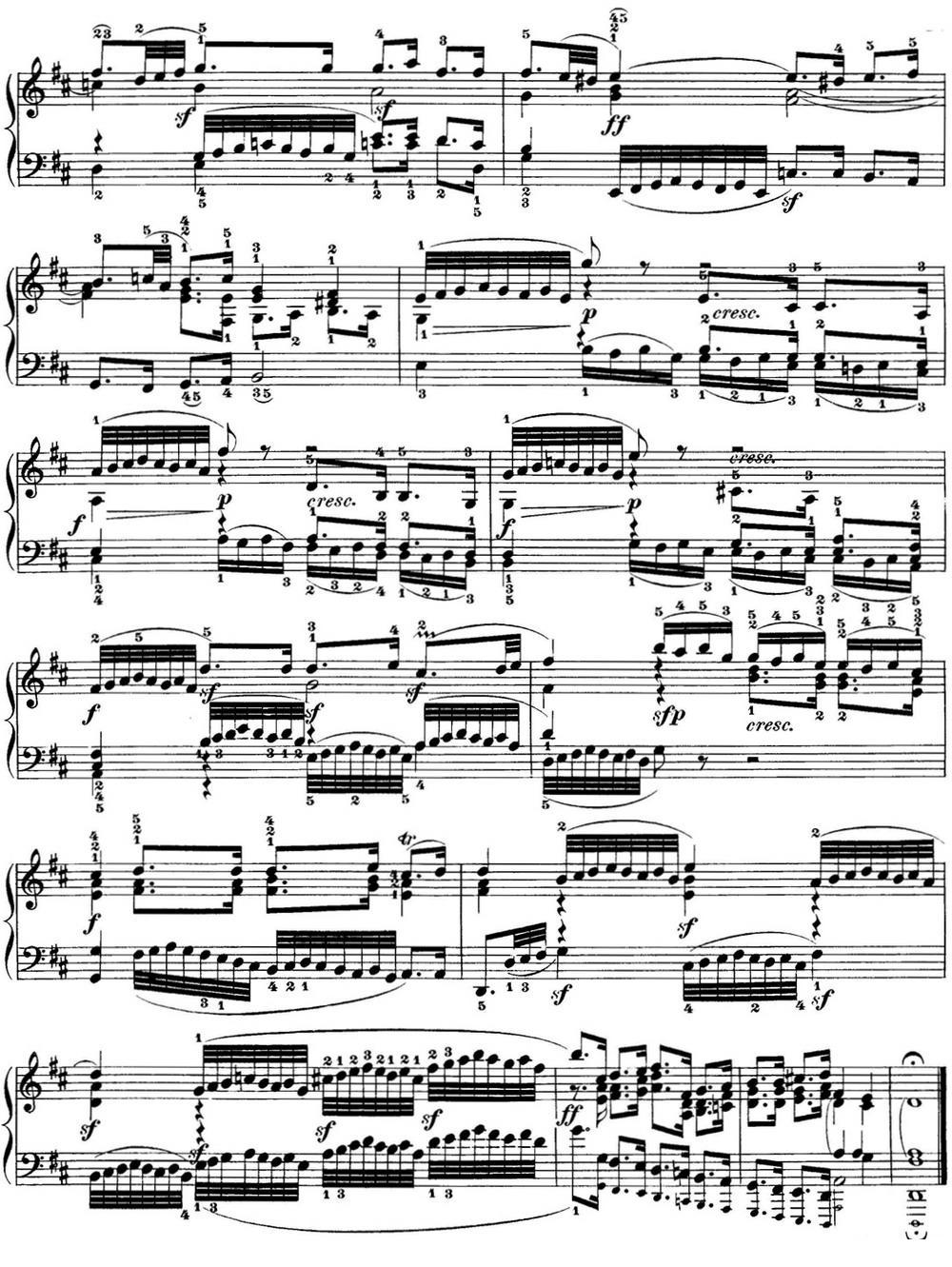 巴赫《平均律钢琴曲集·第一卷》之赋格曲（NO.5）钢琴曲谱（图2）