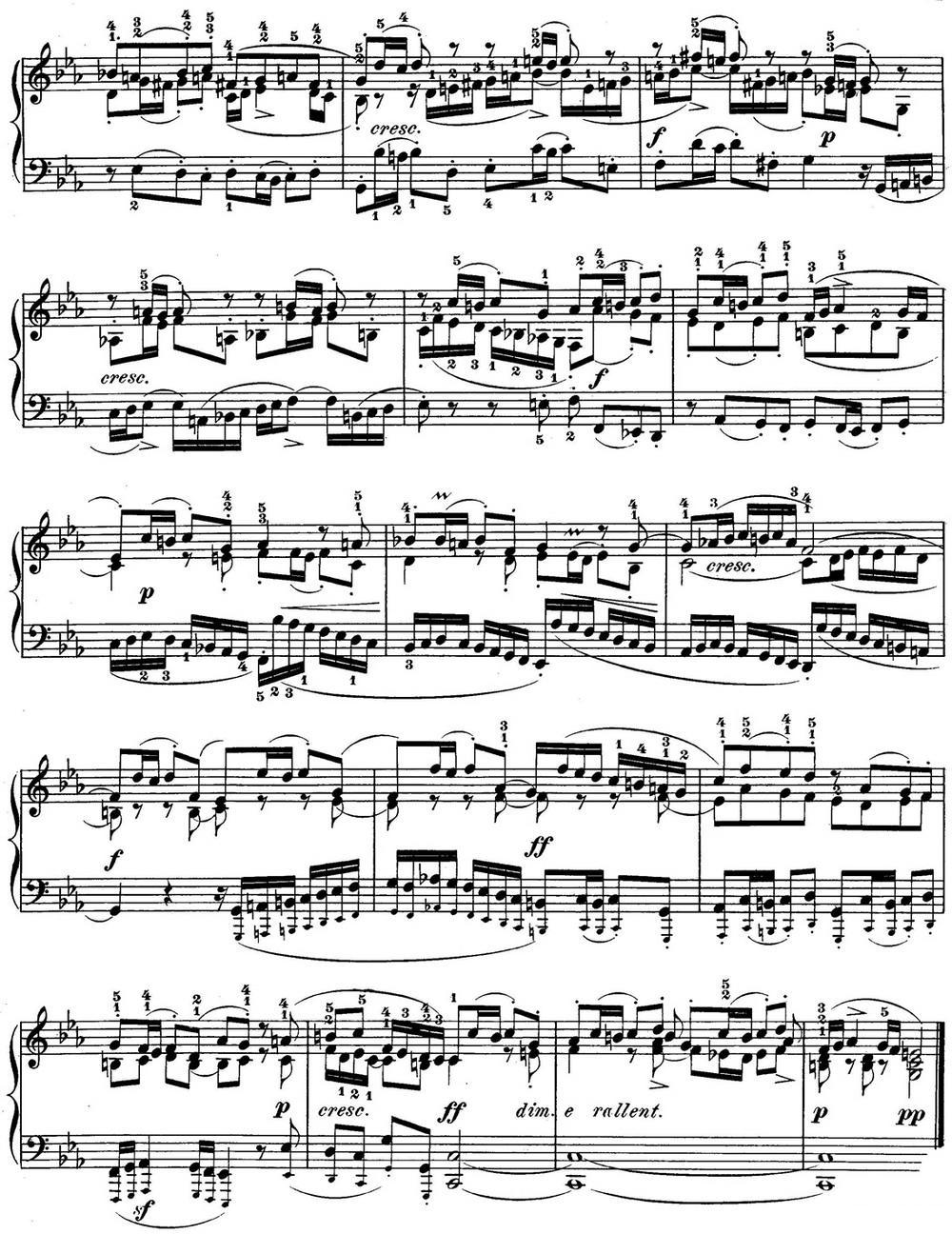 巴赫《平均律钢琴曲集·第一卷》之赋格曲（NO.2）钢琴曲谱（图2）