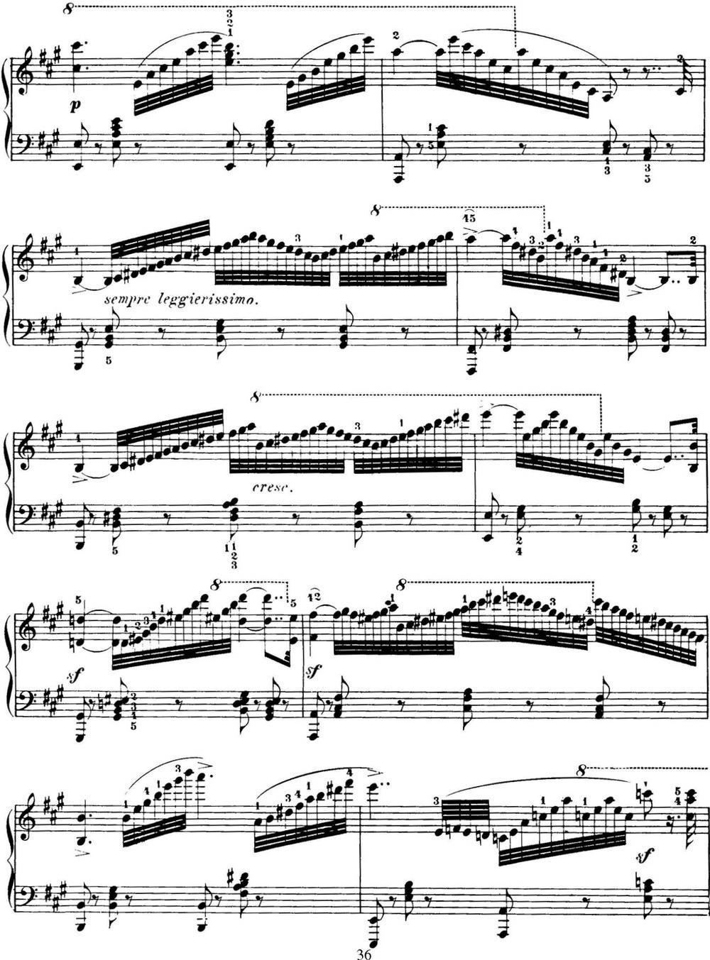 50首车尔尼Op.740钢琴手指灵巧技术练习曲（NO.26）钢琴曲谱（图2）
