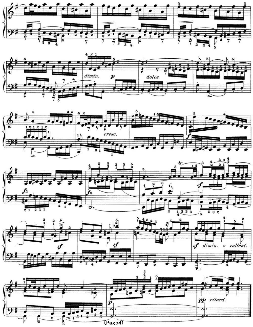 巴赫《平均律钢琴曲集·第一卷》之赋格曲（NO.15）钢琴曲谱（图4）