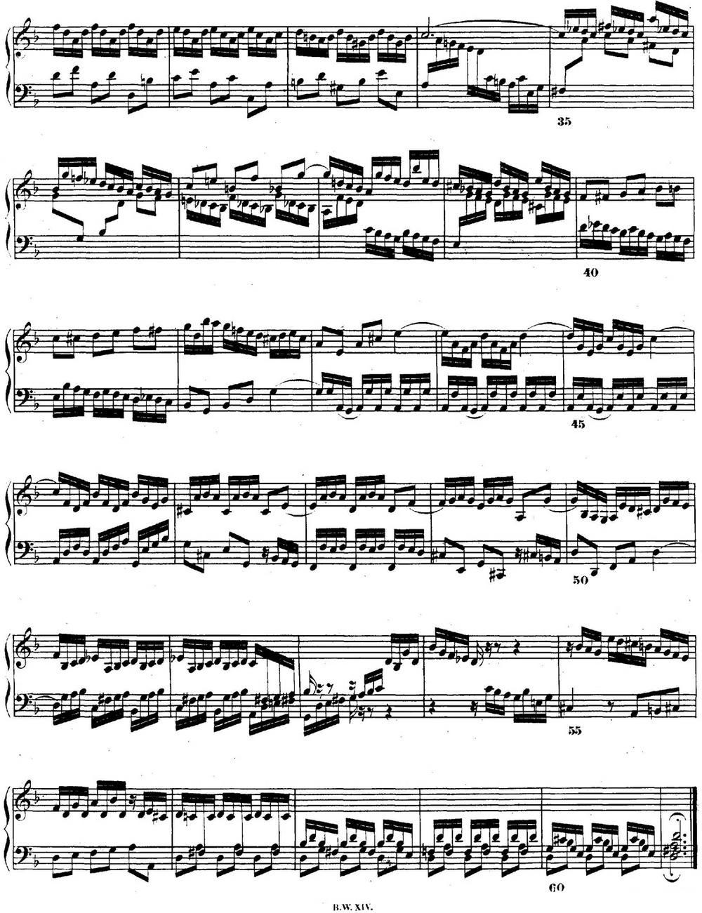 巴赫《平均律钢琴曲集·第二卷》之前奏曲（NO.6）钢琴曲谱（图2）