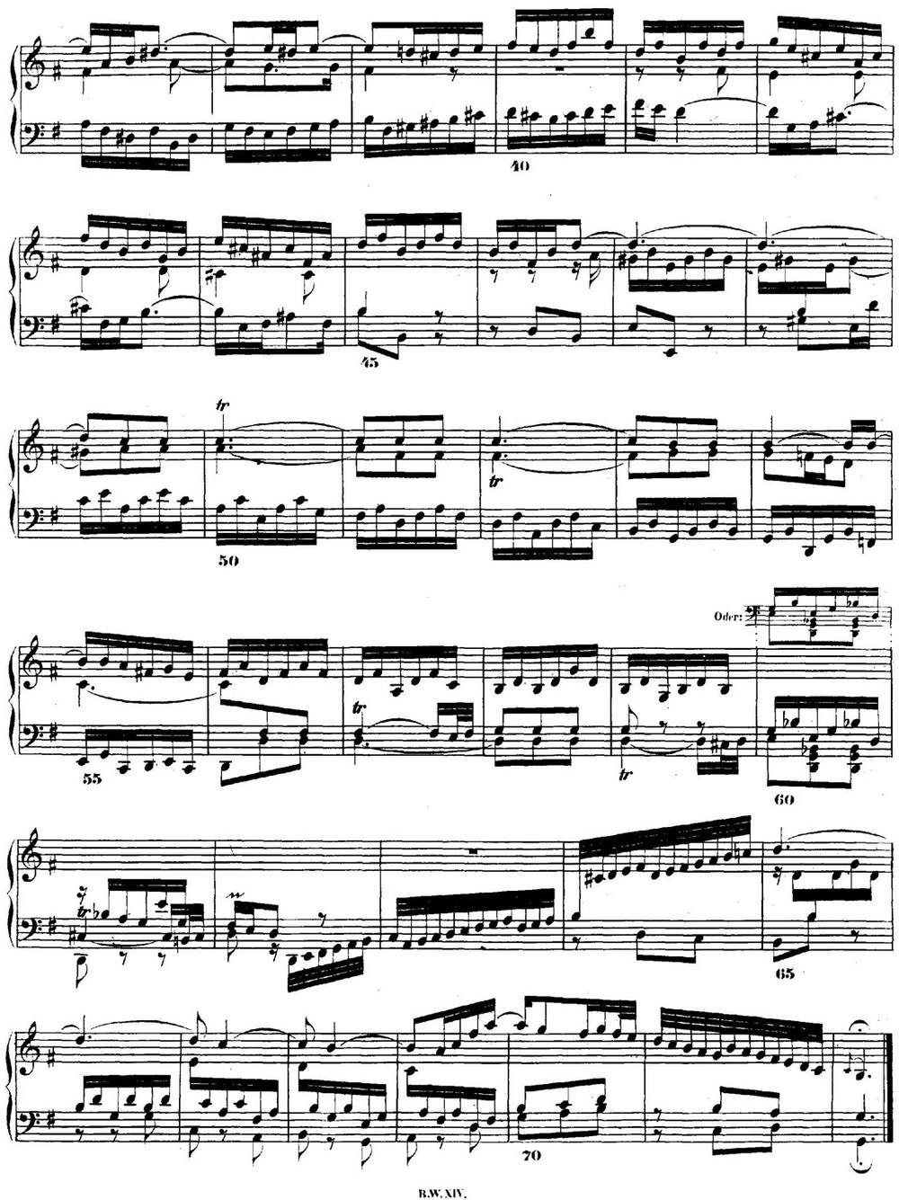 巴赫《平均律钢琴曲集·第二卷》之赋格曲（NO.15）钢琴曲谱（图2）