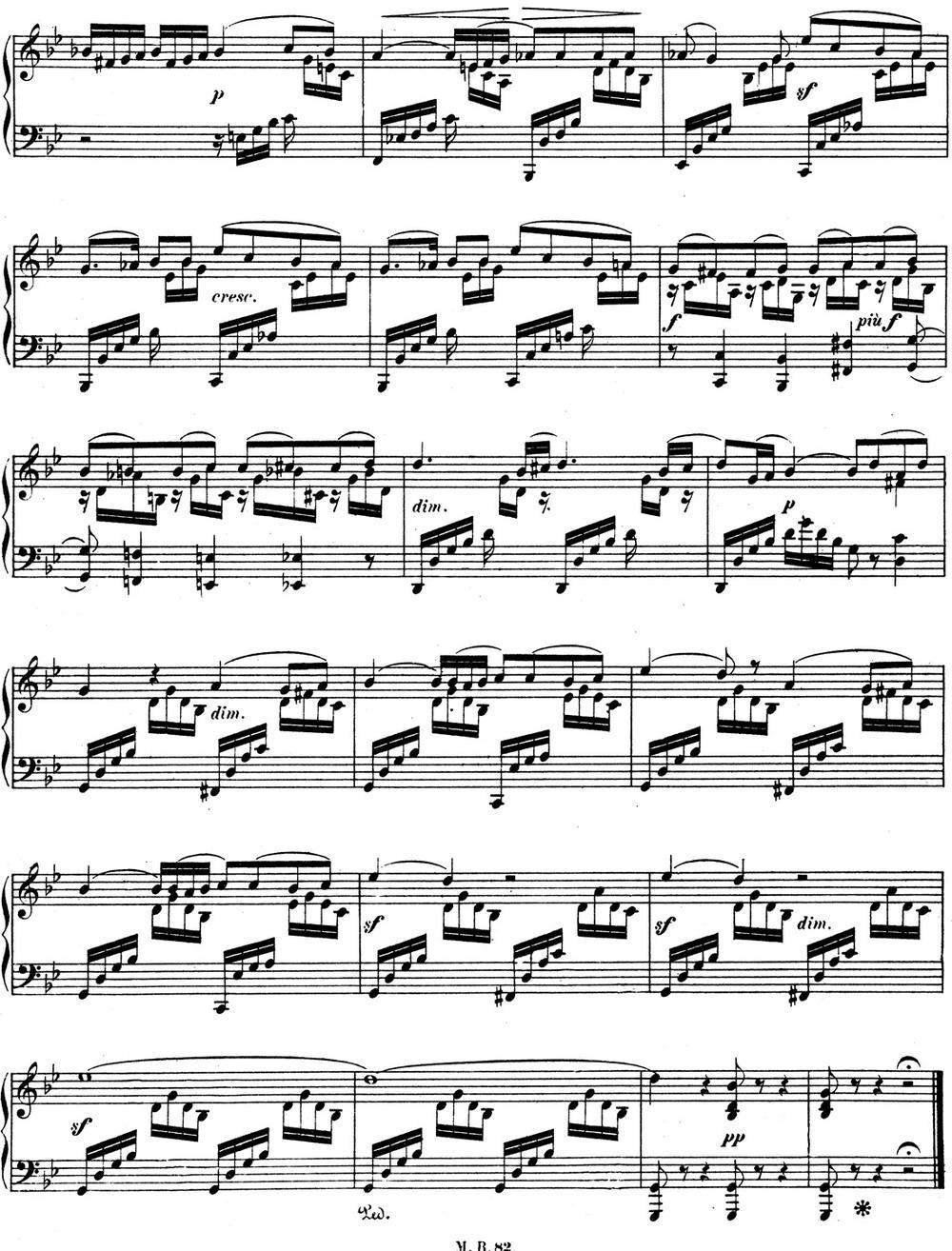 门德尔松无词歌Op.102（NO.4）钢琴曲谱（图2）