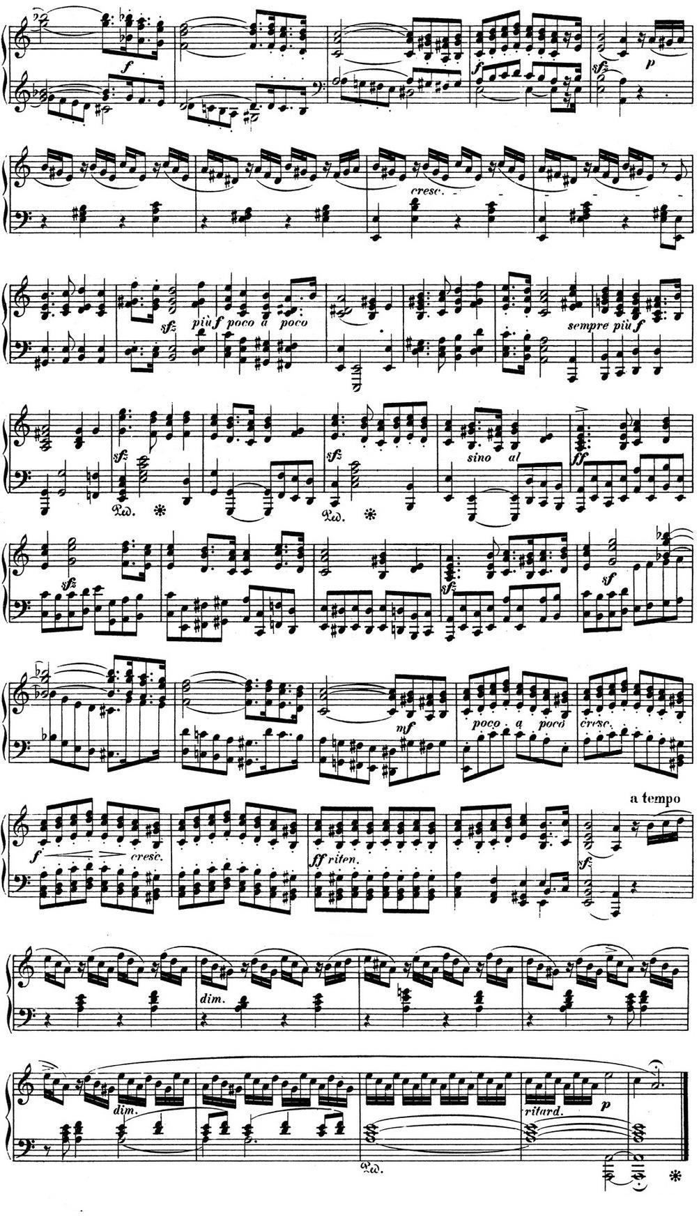 门德尔松无词歌Op.53（NO.5）钢琴曲谱（图2）