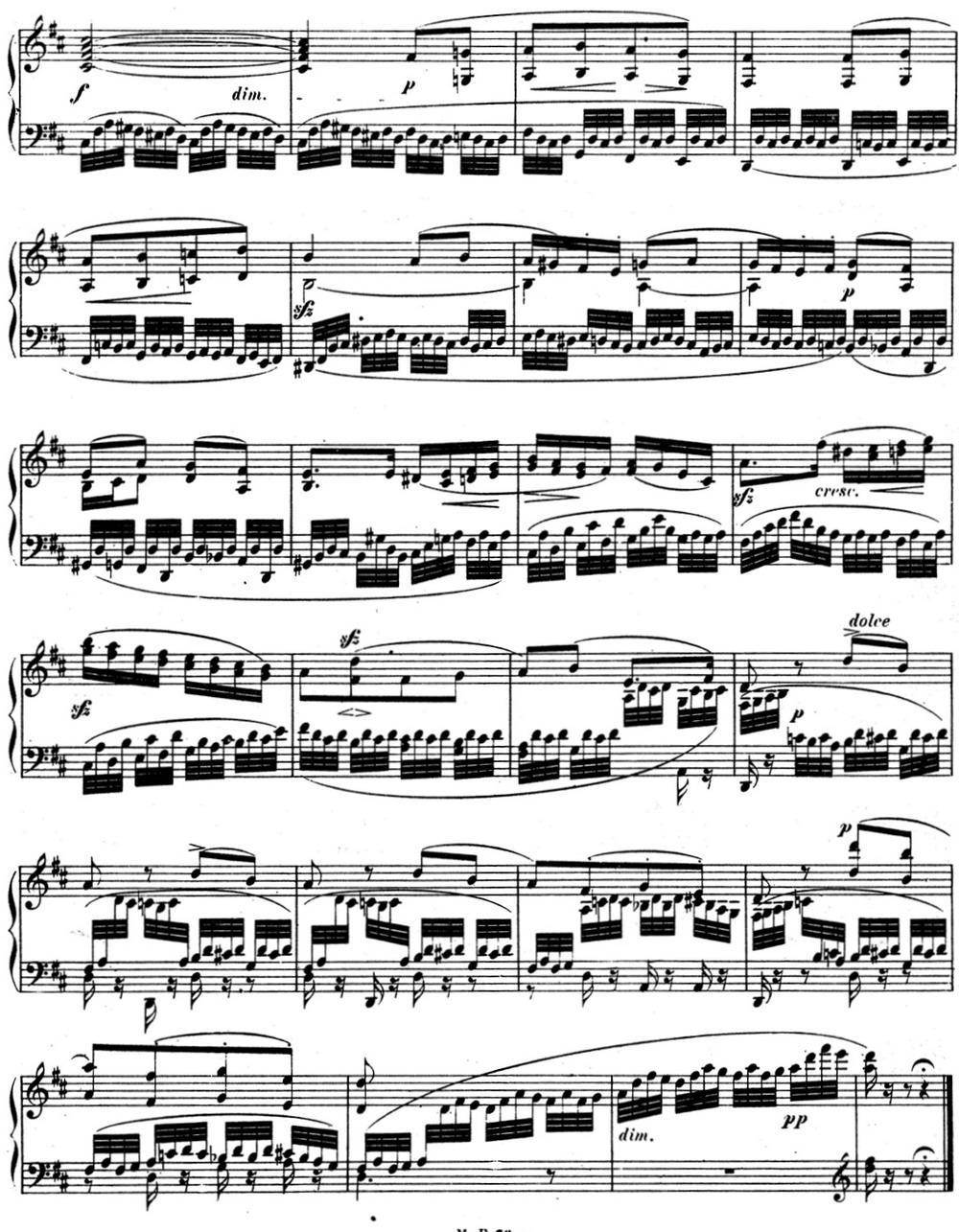 门德尔松无词歌Op.30（NO.5）钢琴曲谱（图2）