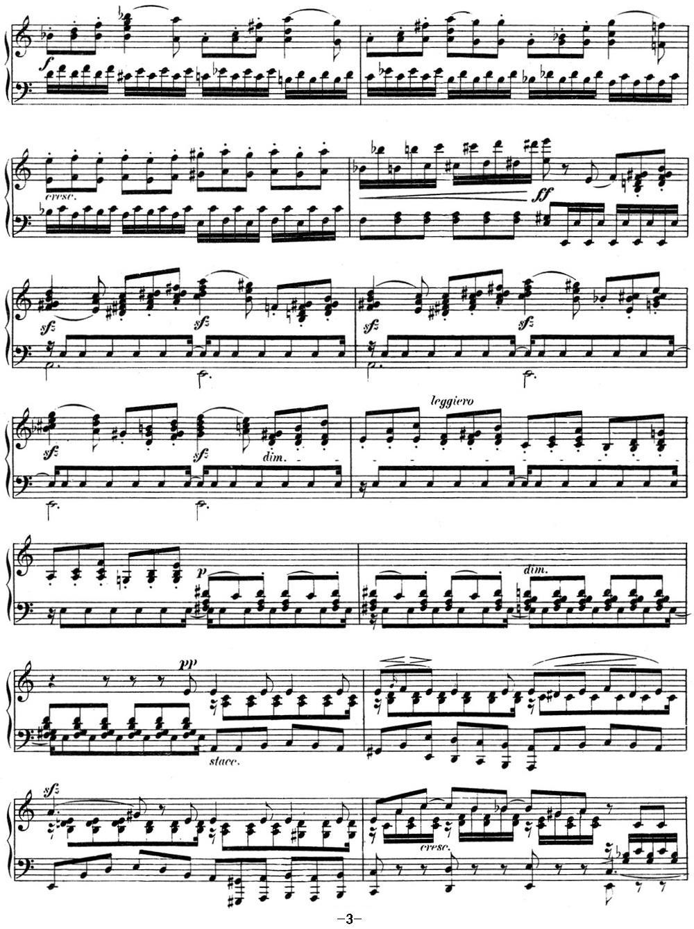 门德尔松无词歌Op.38（NO.5）钢琴曲谱（图3）