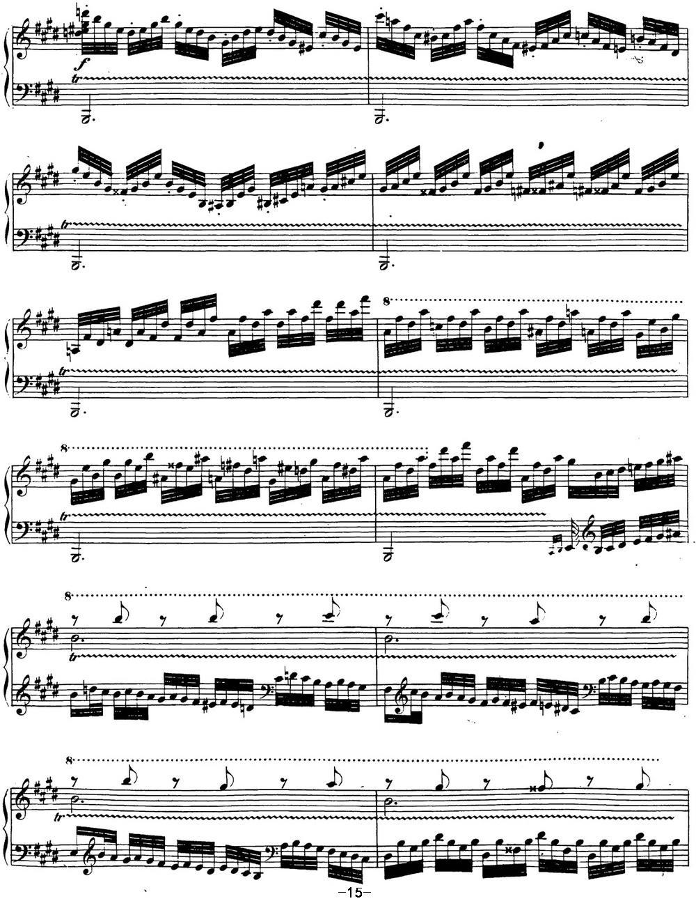 贝多芬钢琴奏鸣曲30 E大调 Op.109 E major钢琴曲谱（图15）