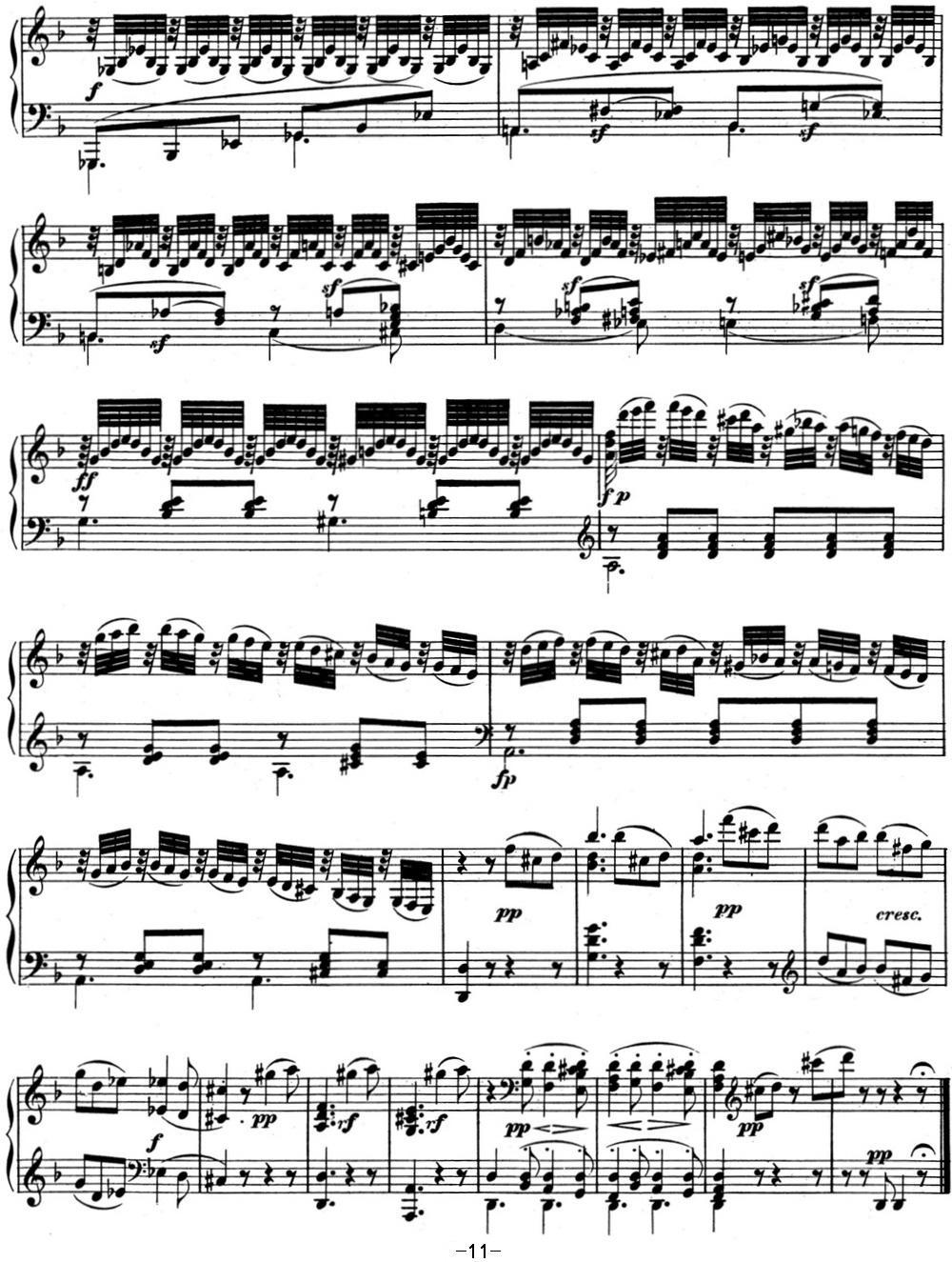 贝多芬钢琴奏鸣曲07 D大调 Op.10 No.3 D major钢琴曲谱（图11）
