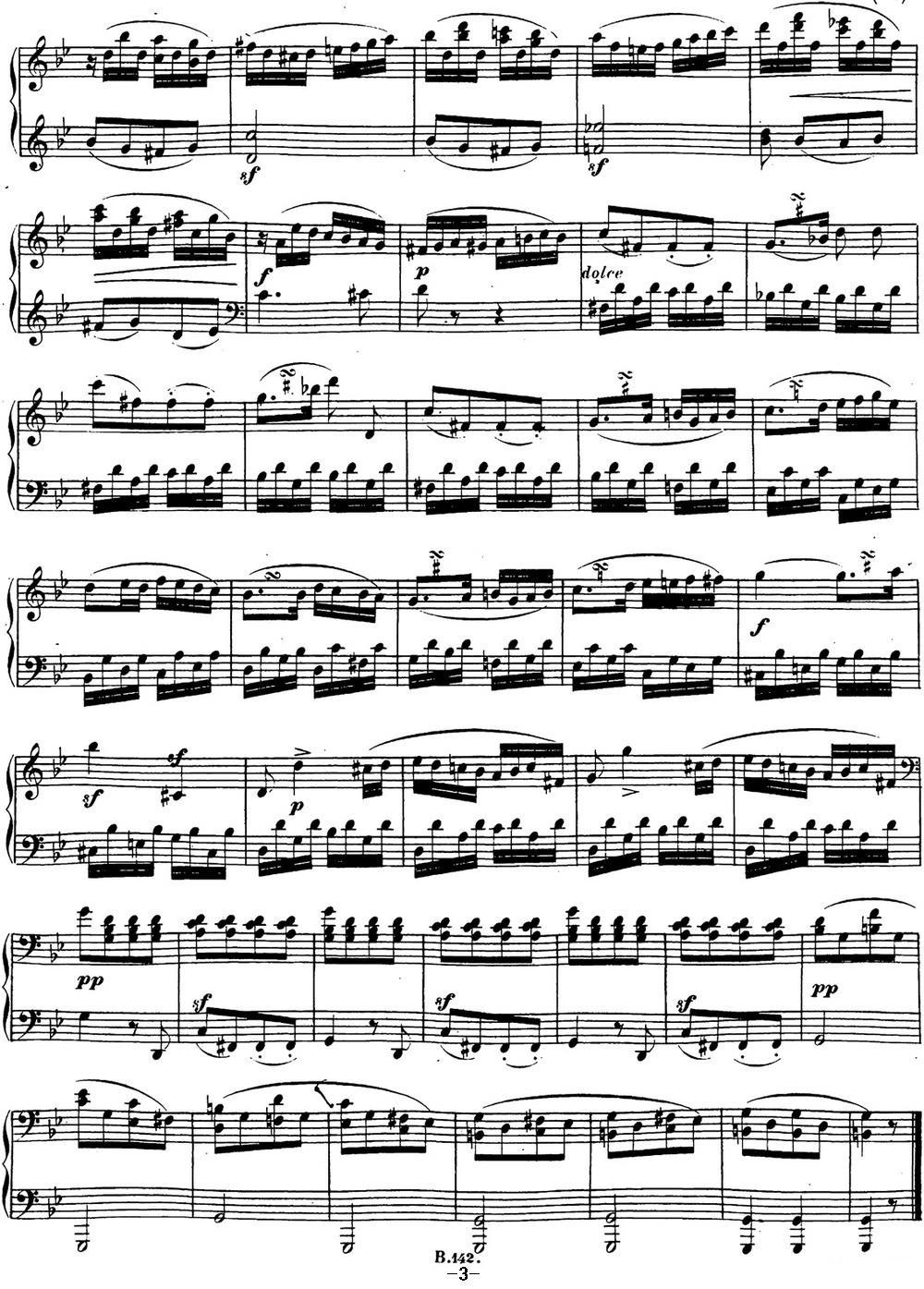 贝多芬钢琴奏鸣曲19 g小调 Op.49 No.1 G minor钢琴曲谱（图3）