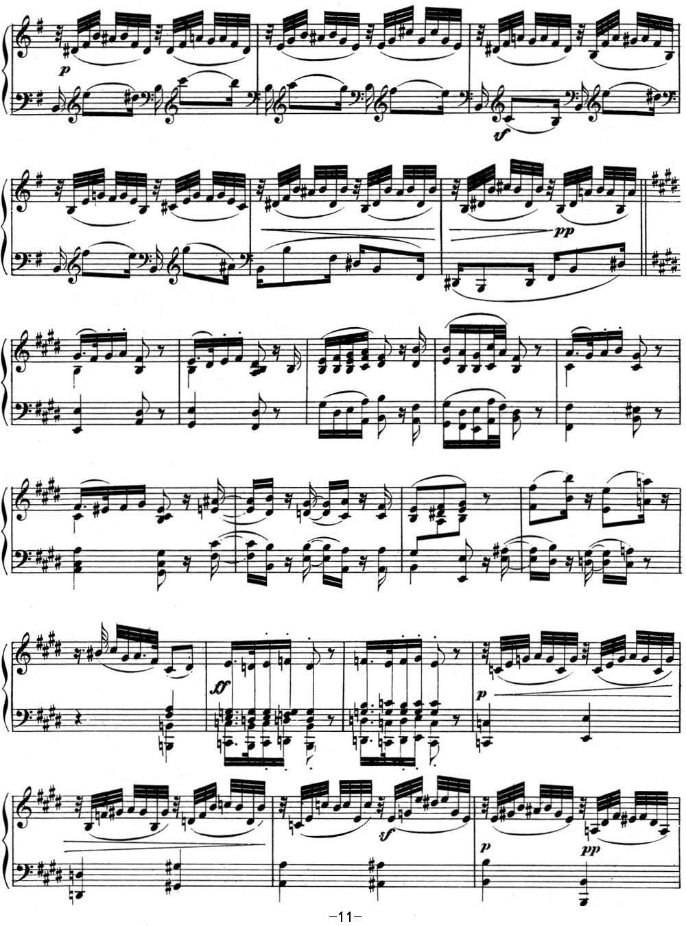 贝多芬钢琴奏鸣曲03 C大调 Op.2 No.3 C major钢琴曲谱（图11）