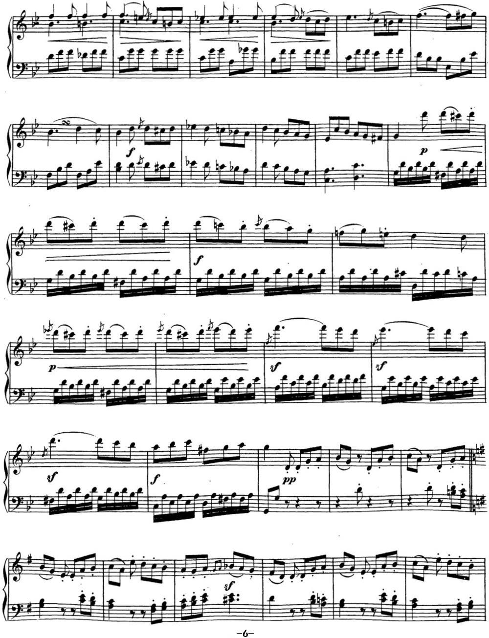贝多芬钢琴奏鸣曲19 g小调 Op.49 No.1 G minor钢琴曲谱（图6）