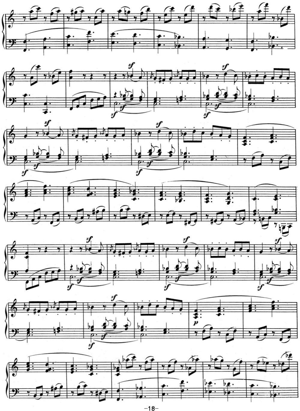 贝多芬钢琴奏鸣曲03 C大调 Op.2 No.3 C major钢琴曲谱（图18）
