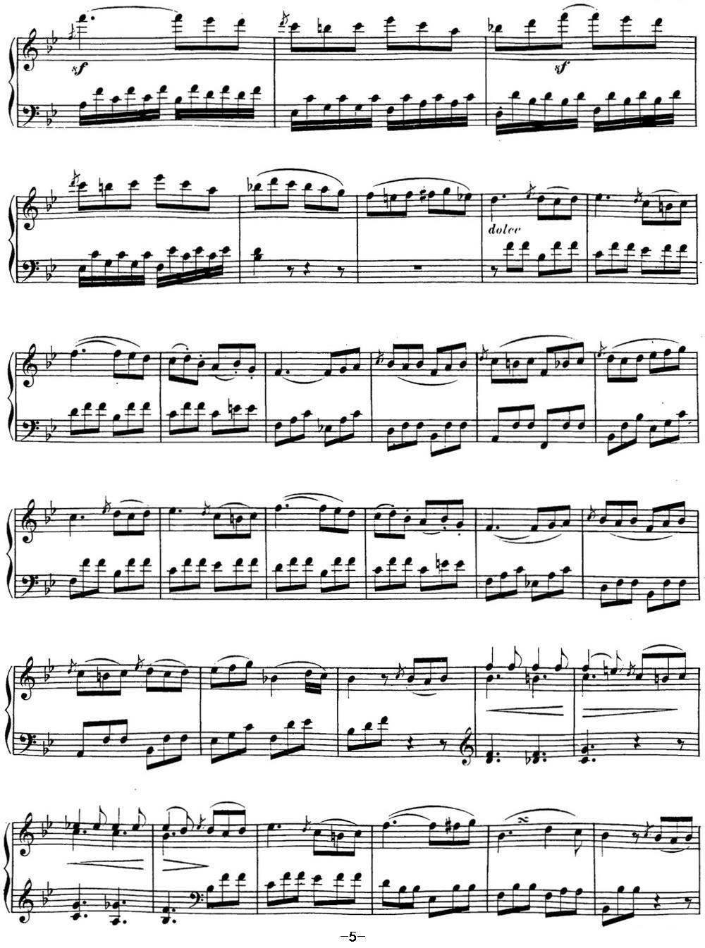 贝多芬钢琴奏鸣曲19 g小调 Op.49 No.1 G minor钢琴曲谱（图5）