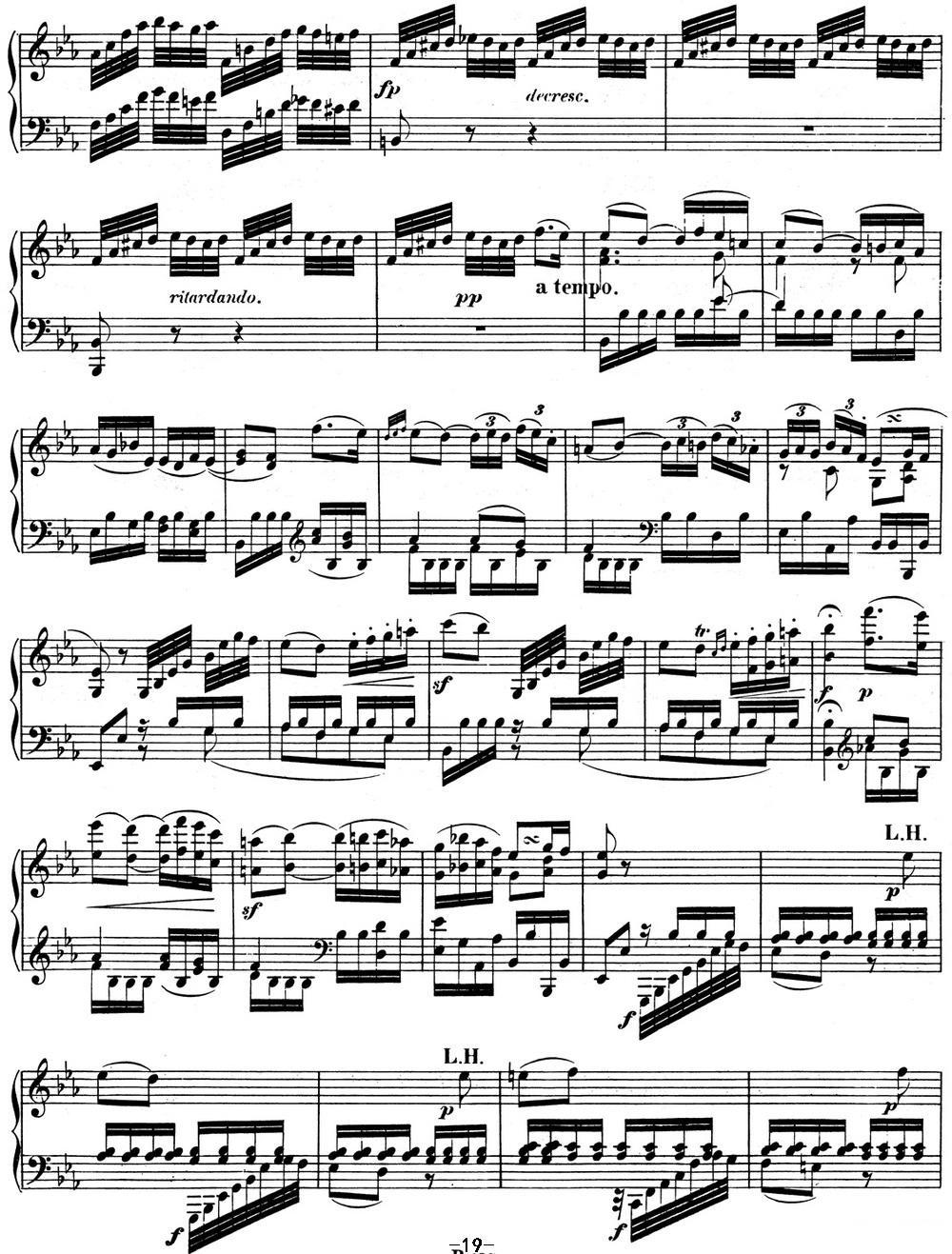 贝多芬钢琴奏鸣曲04 大调奏鸣曲 降E大调 Op.7 E-flat major钢琴曲谱（图19）