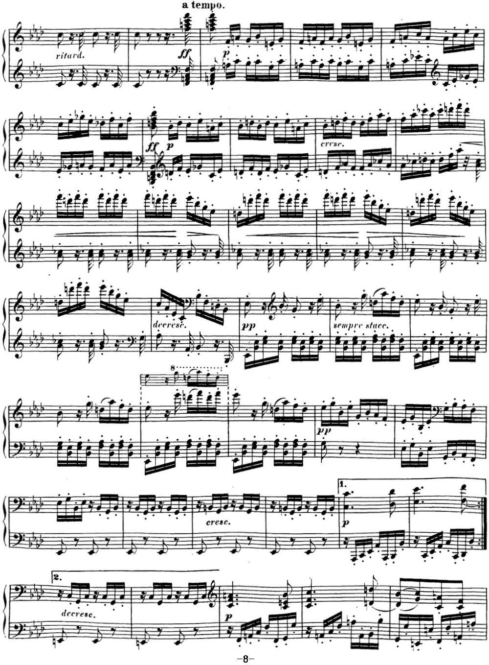贝多芬钢琴奏鸣曲18 狩猎 降E大调 Op.31 No.3 E-flat major钢琴曲谱（图8）