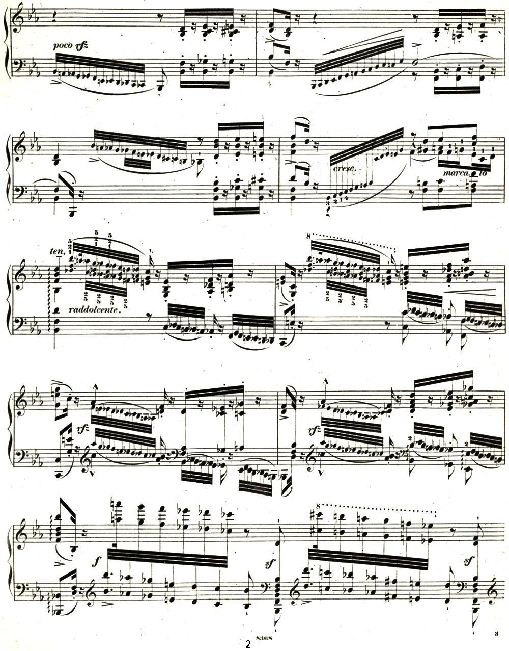 李斯特帕格尼尼大练习曲2钢琴曲谱（图2）