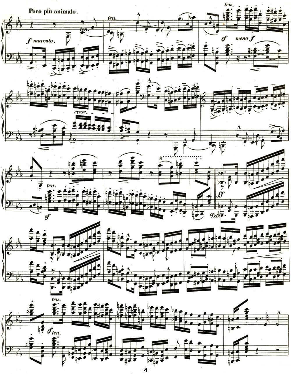 李斯特帕格尼尼大练习曲2钢琴曲谱（图4）