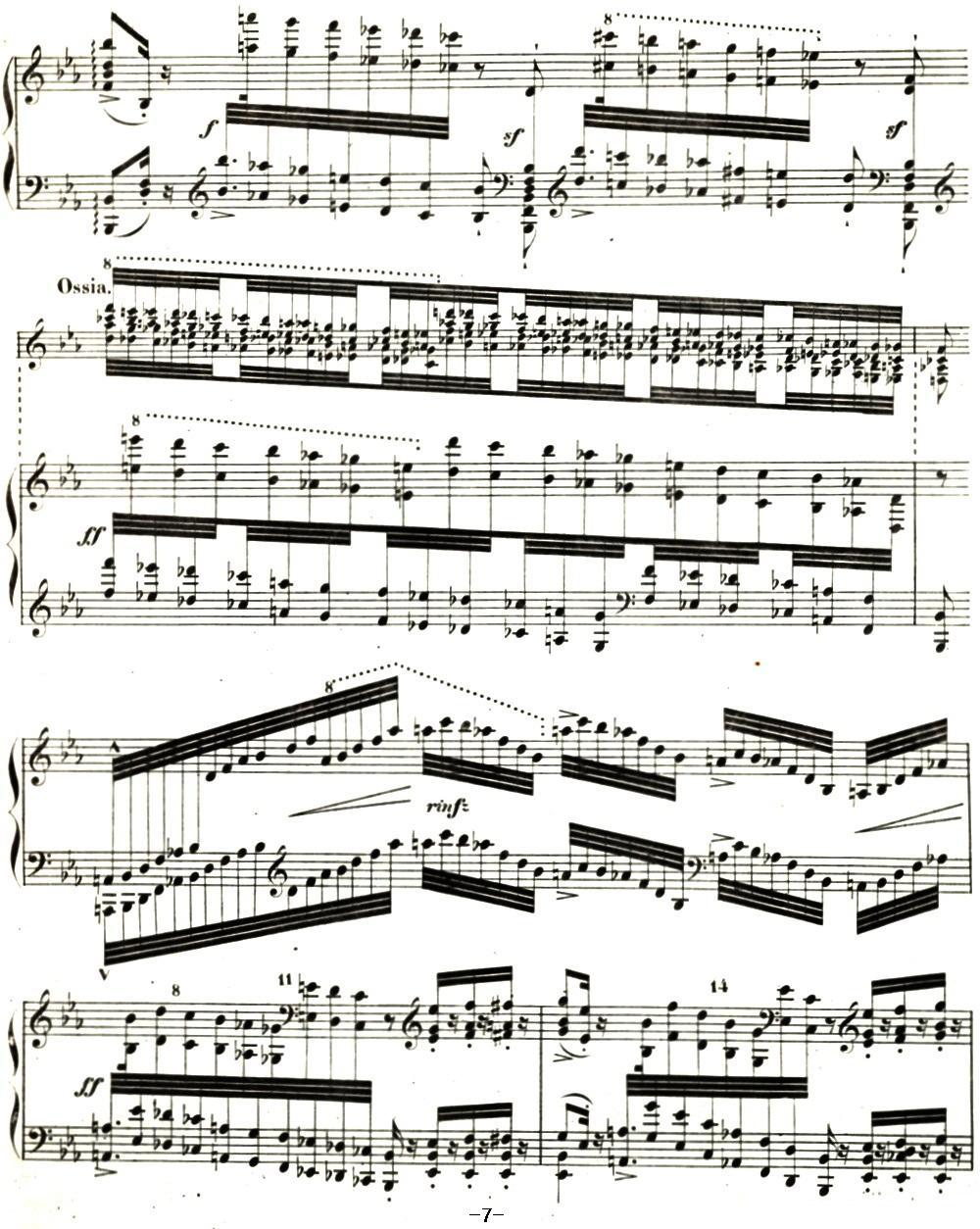 李斯特帕格尼尼大练习曲2钢琴曲谱（图7）