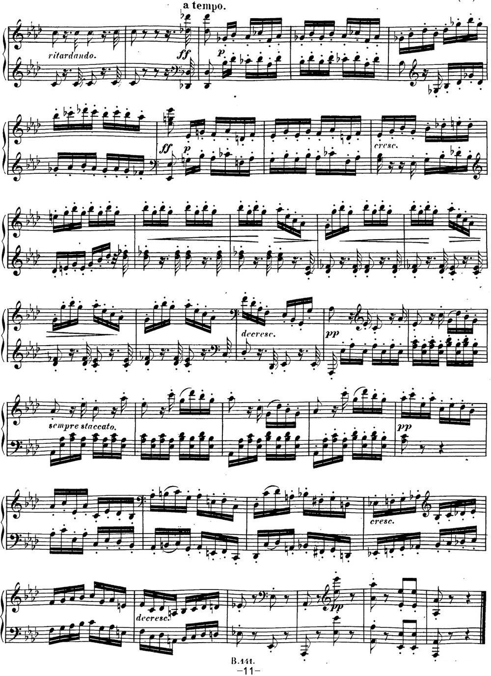 贝多芬钢琴奏鸣曲18 狩猎 降E大调 Op.31 No.3 E-flat major钢琴曲谱（图11）