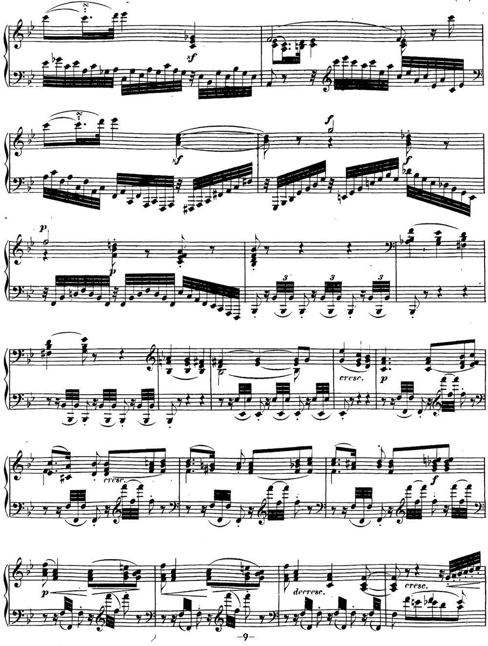 贝多芬钢琴奏鸣曲17 暴风雨 d小调 Op.31 No.2 D minor钢琴曲谱（图9）