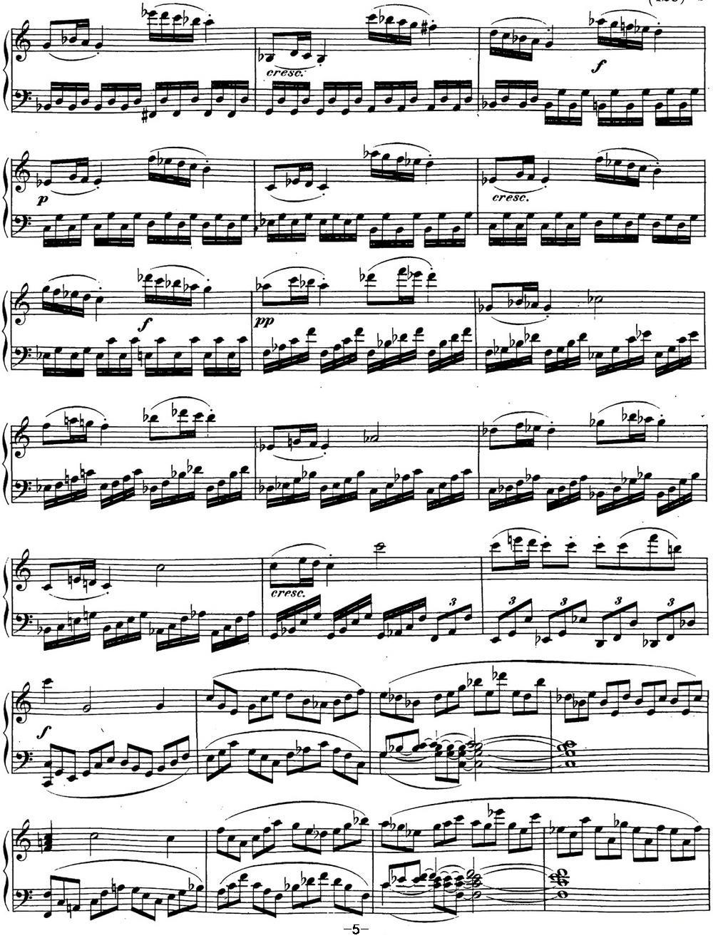 贝多芬钢琴奏鸣曲21 黎明（华尔斯坦） C大调 Op.53 C major钢琴曲谱（图5）