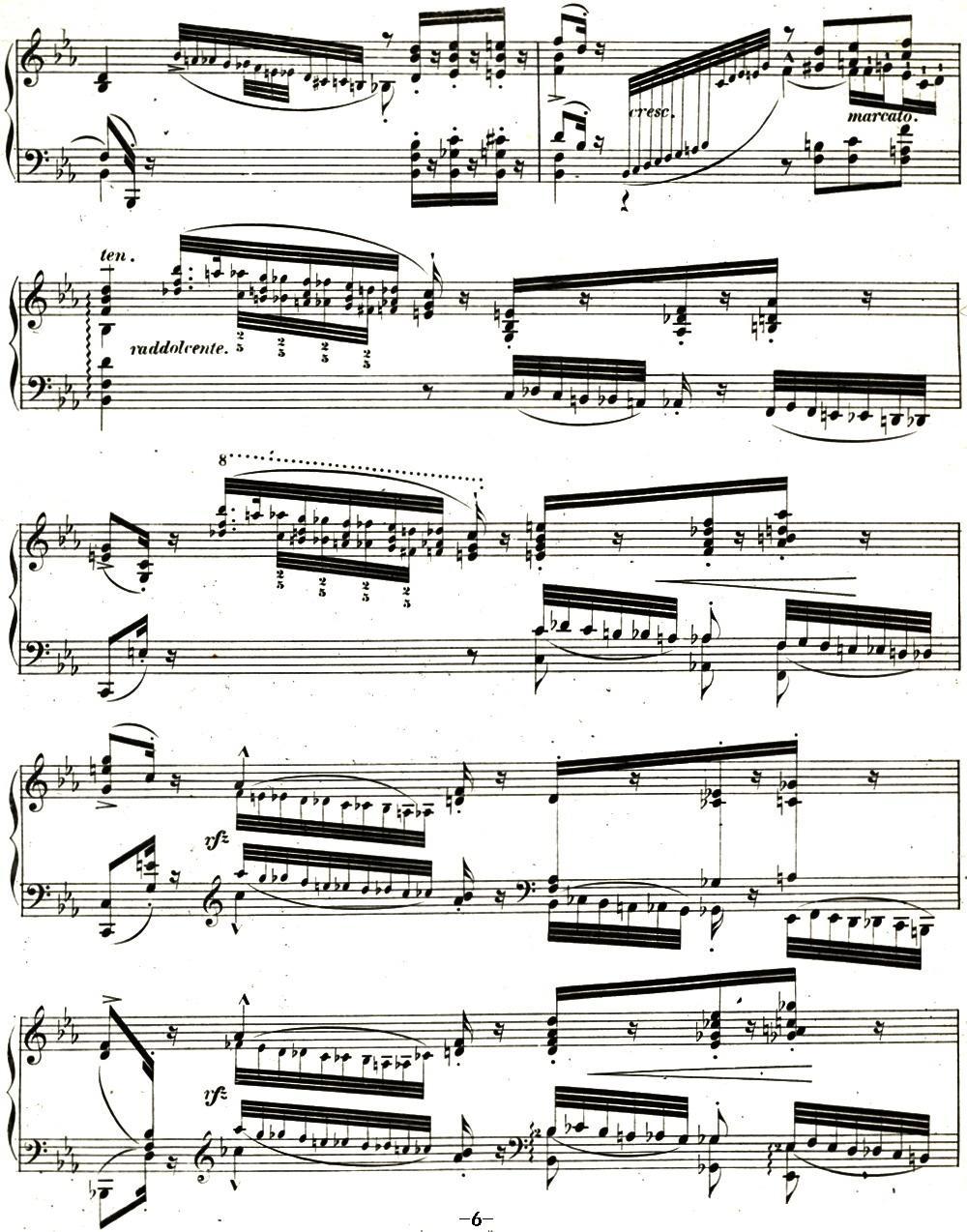 李斯特帕格尼尼大练习曲2钢琴曲谱（图6）
