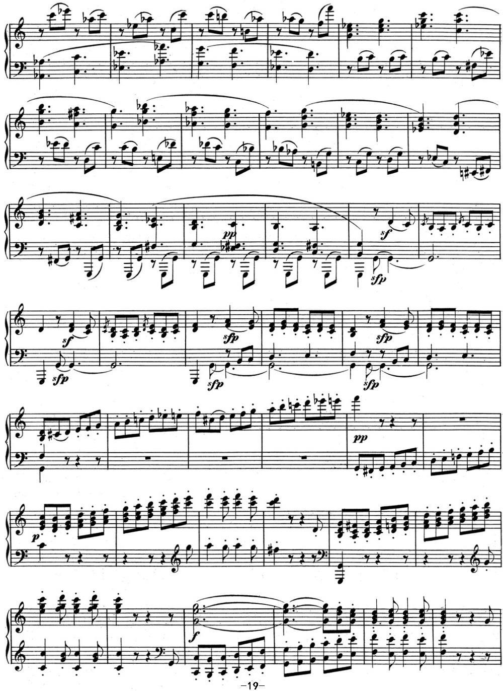 贝多芬钢琴奏鸣曲03 C大调 Op.2 No.3 C major钢琴曲谱（图19）
