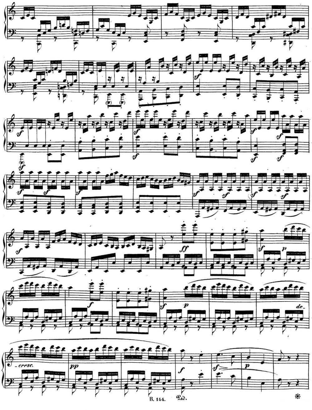 贝多芬钢琴奏鸣曲21 黎明（华尔斯坦） C大调 Op.53 C major钢琴曲谱（图17）
