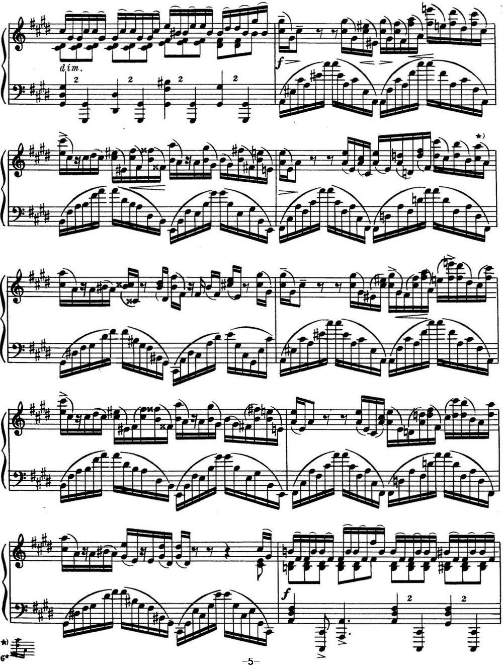 斯克里亚宾 钢琴练习曲 Op.42 No.5 Alexander Scriabin Etudes钢琴曲谱（图5）
