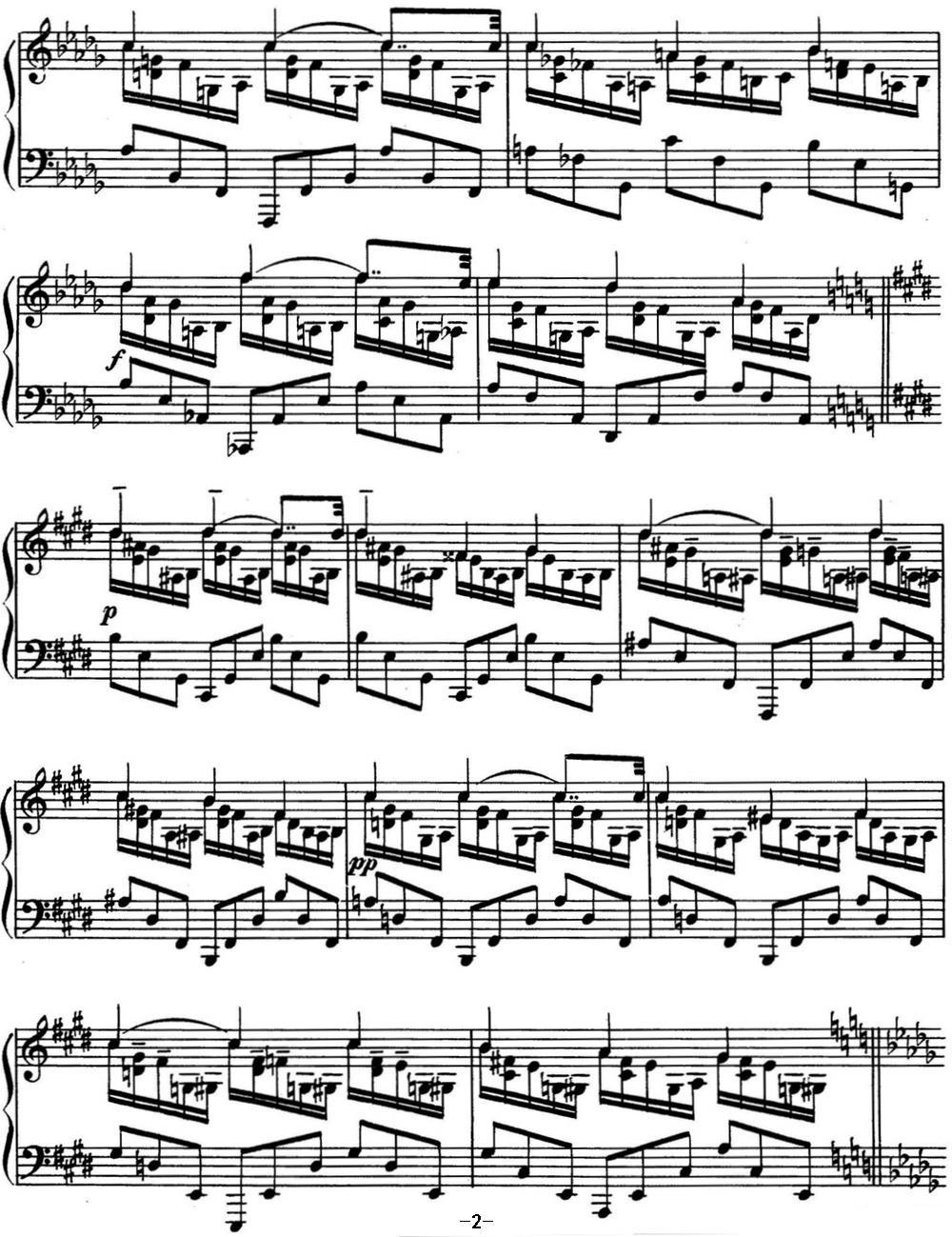 斯克里亚宾 钢琴练习曲 Op.42 No.6 Alexander Scriabin Etudes钢琴曲谱（图2）