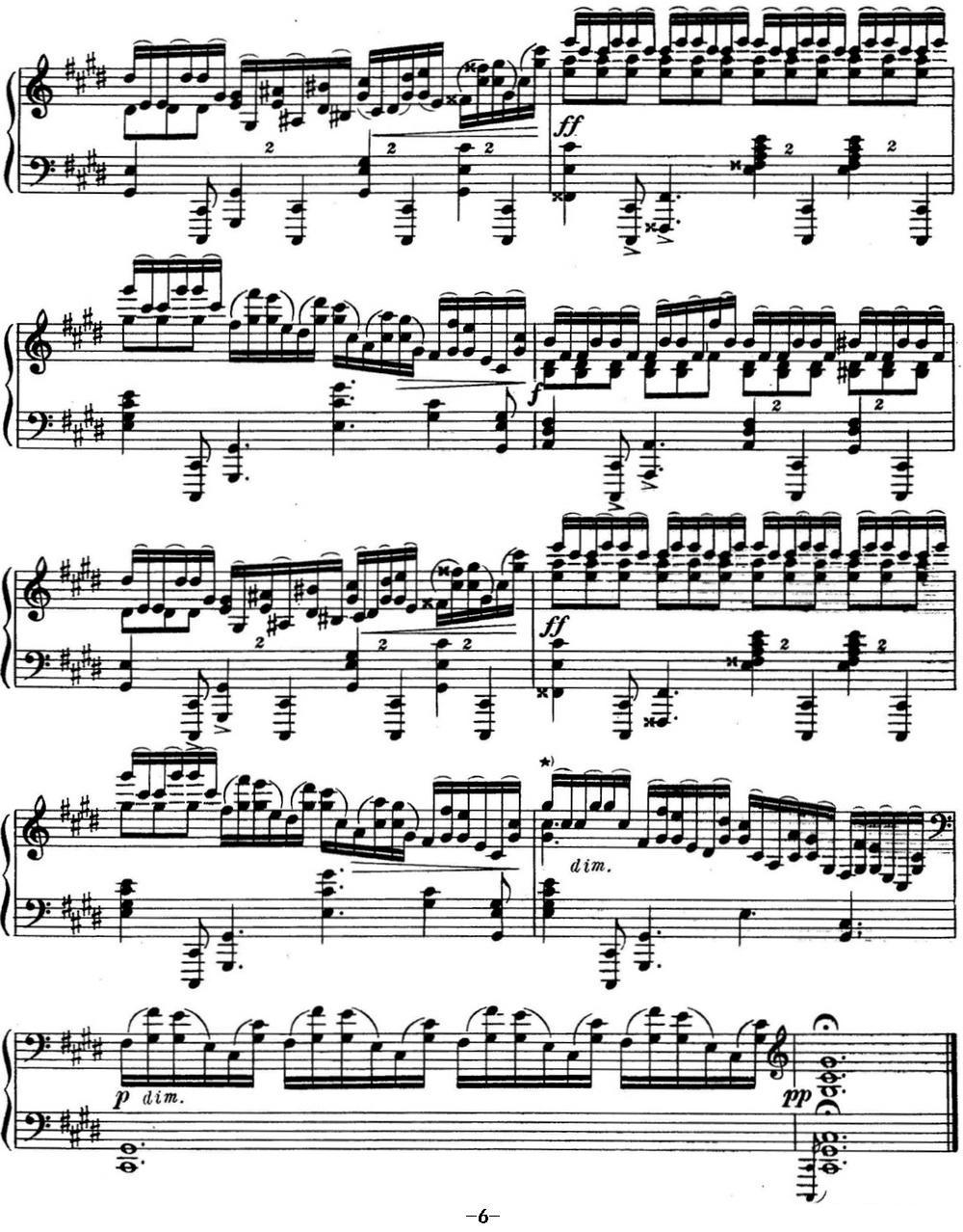斯克里亚宾 钢琴练习曲 Op.42 No.5 Alexander Scriabin Etudes钢琴曲谱（图6）
