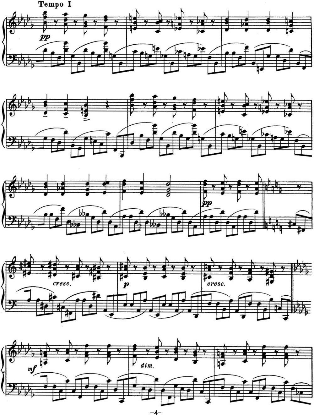 斯克里亚宾 钢琴练习曲 Op.8 No.7 Alexander Scriabin Etudes钢琴曲谱（图4）