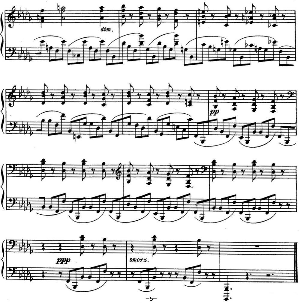 斯克里亚宾 钢琴练习曲 Op.8 No.7 Alexander Scriabin Etudes钢琴曲谱（图5）