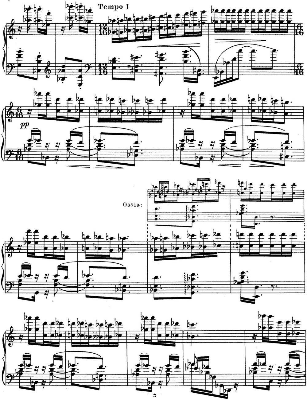 斯克里亚宾 钢琴练习曲 Op.65 No.1钢琴曲谱（图5）
