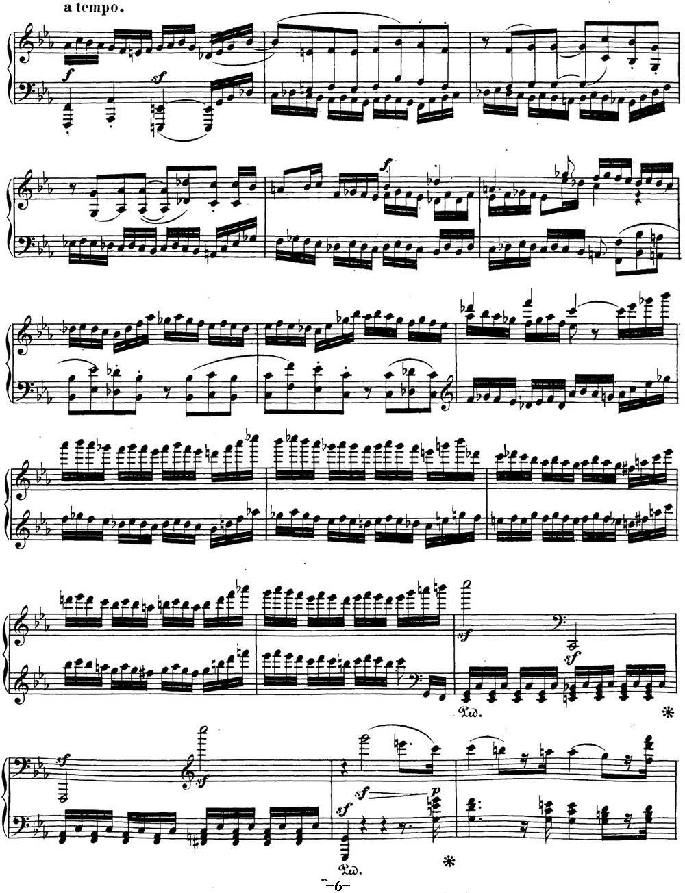 贝多芬钢琴奏鸣曲32 c小调 Op.111 C minor钢琴曲谱（图6）