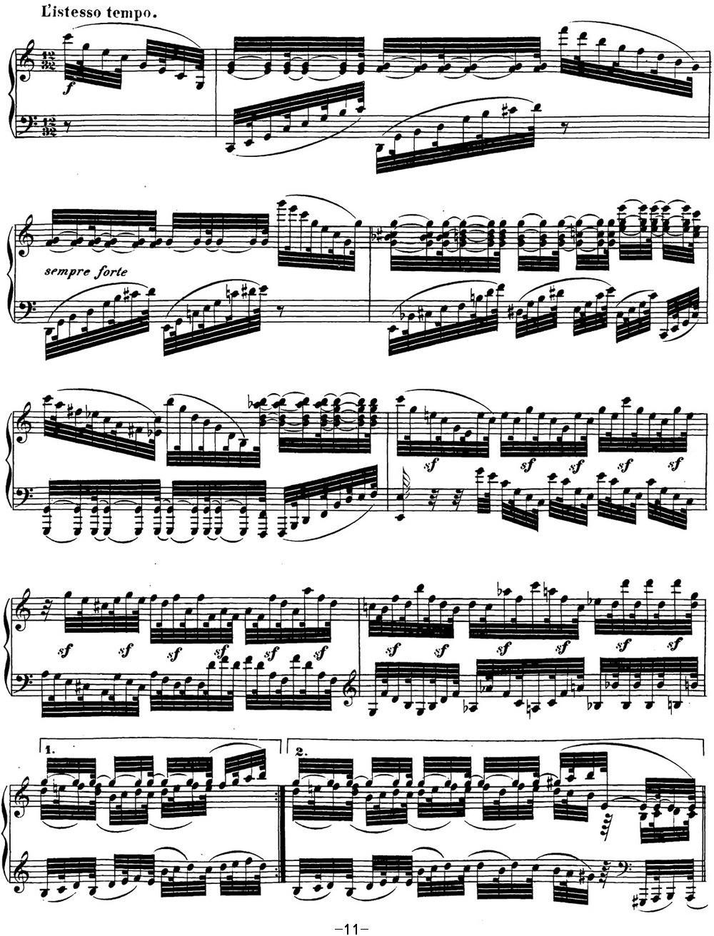 贝多芬钢琴奏鸣曲32 c小调 Op.111 C minor钢琴曲谱（图11）